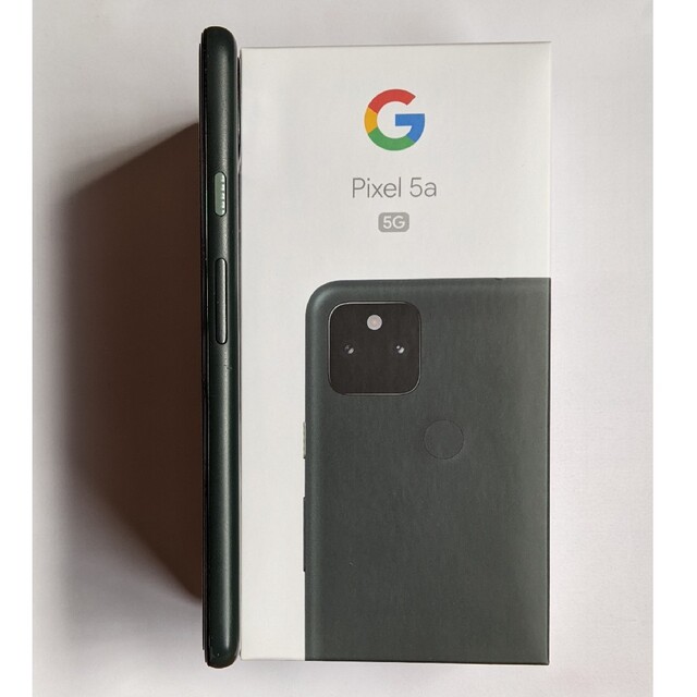 【超美品】Google Pixel 5a (5G) Mostly Blackスマートフォン/携帯電話