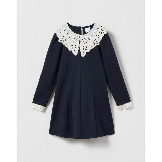 ZARA KIDS(ザラキッズ)の新品♡ZARAマッチング刺繍入りワンピース キッズ/ベビー/マタニティのキッズ服女の子用(90cm~)(ワンピース)の商品写真