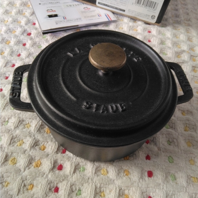 STAUB - ⚪専用⚪　　ミニ　ココット　ラウンド　12CM