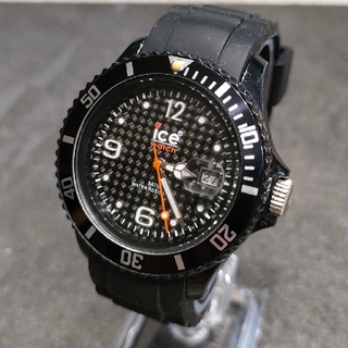 アイスウォッチ(ice watch)のジャンク品　ice watch アイスウォッチ　腕時計 ブラック(腕時計(アナログ))