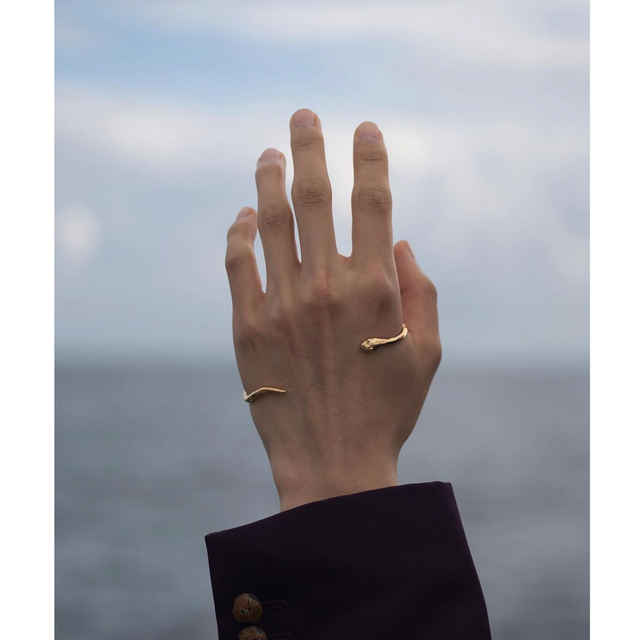 gagan jewelry ガガン snake palm 18kgp ハンドカフ 逆輸入 51.0%OFF