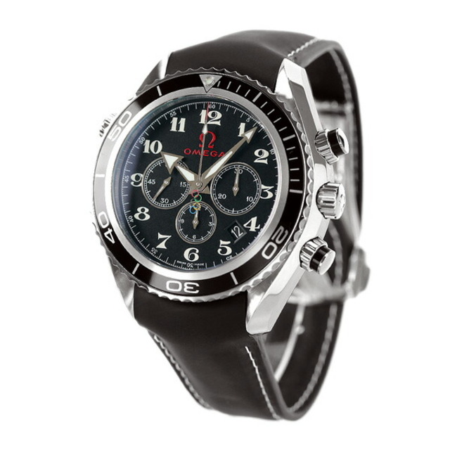 世界的に有名な 腕時計 オメガ - OMEGA メンズ アナログ表示 ブラックxブラック 自動巻き（3313/手巻き付） OMEGA 222-32-46-50-01-001 腕時計(アナログ)