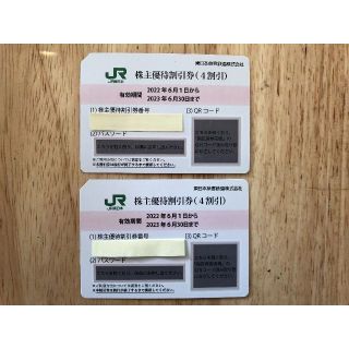 JR東日本旅客鉄道　株主優待割引券　2枚(その他)