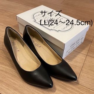 パンプス　黒　合皮　5cmヒール(ハイヒール/パンプス)