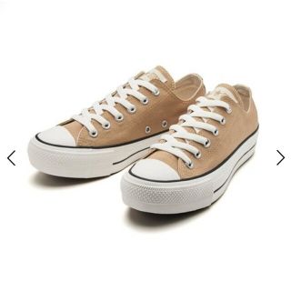 オールスター(ALL STAR（CONVERSE）)のコンバース　ベージュ　厚底　プラットホーム　オールスター(スニーカー)