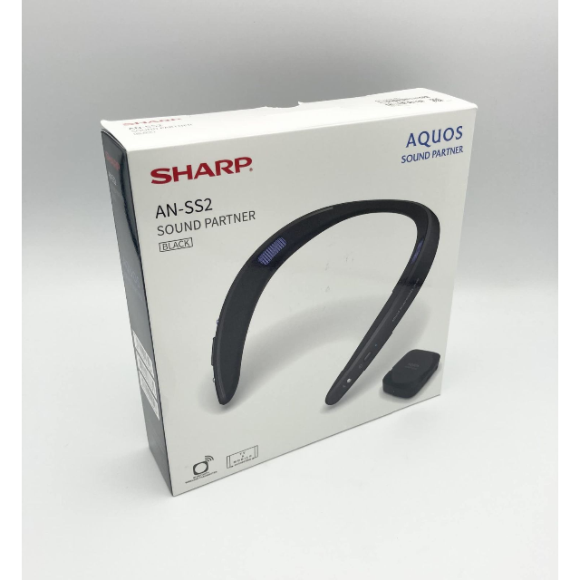 SHARP(シャープ)のシャープ Bluetooth テレビ用ワイヤレススピーカー AN-SS2-B スマホ/家電/カメラのオーディオ機器(スピーカー)の商品写真