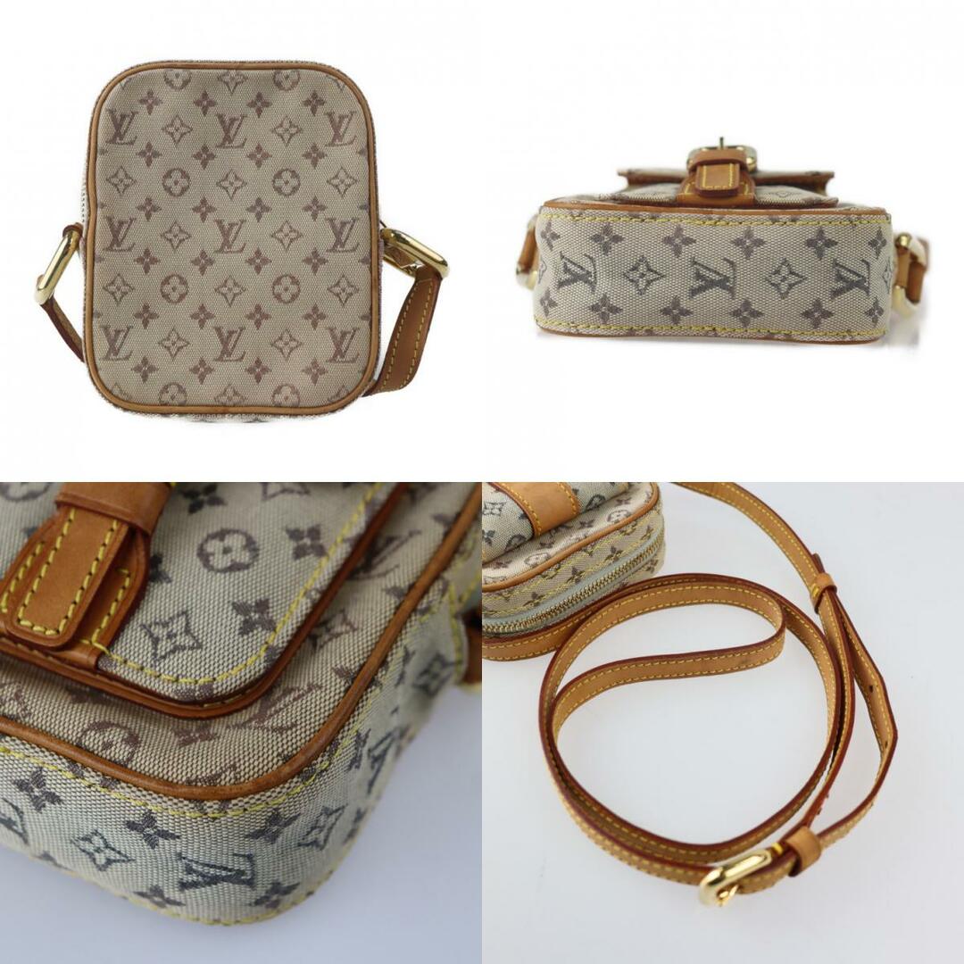 LOUIS VUITTON ルイ ヴィトン ジュリエットPM ショルダーバッグ M92005 モノグラムミニキャンバス レザー ブルー系 ブラウン系  ゴールド金具 ポシェット ビトン 【本物保証】