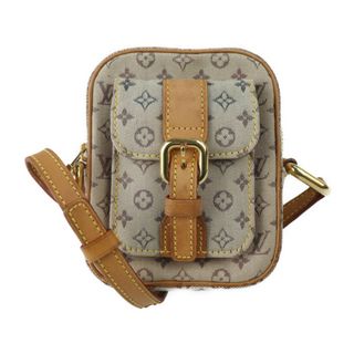 ルイヴィトン(LOUIS VUITTON)のLOUIS VUITTON ルイ ヴィトン  ジュリエットPM ショルダーバッグ M92005 モノグラムミニキャンバス レザー  ブルー系 ブラウン系 ゴールド金具 ポシェット ビトン 【本物保証】(ショルダーバッグ)