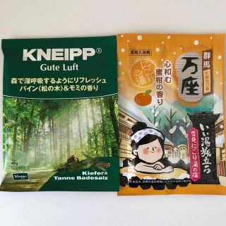 クナイプ(Kneipp)のF クナイプ バスソルト &白元アース いい湯旅立ち  入浴剤  2個  (入浴剤/バスソルト)