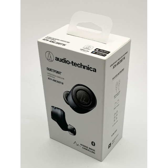 audio-technica(オーディオテクニカ)の中古 オーディオテクニカ ATH-ANC300TW  ワイヤレス イヤホン スマホ/家電/カメラのオーディオ機器(ヘッドフォン/イヤフォン)の商品写真