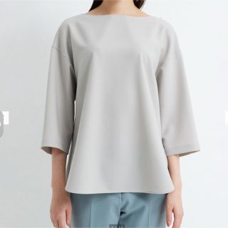 プラステ(PLST)の専用　2wayストレッチブラウス【GRAY】未使用(シャツ/ブラウス(長袖/七分))