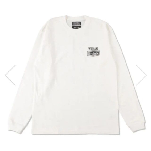 HYSTERIC GLAMOUR X WDS L/S T SHIRT White HYSTERIC GLAMOUR X WDS L/S T SHIRT White