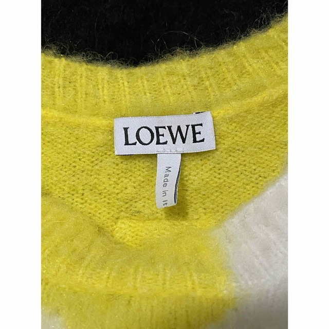 超希少 LOEWE 21aw クルーネックインターシャセーター ニット 驚きの