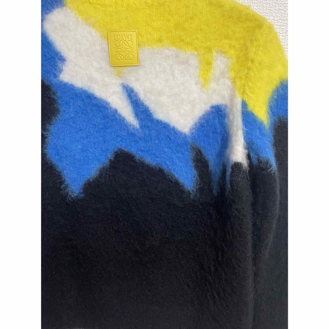 超希少 LOEWE 21aw クルーネックインターシャセーター ニット 驚きの