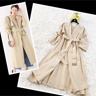 TODAYFUL タックオーバートレンチコート 38 レディース ジャケット