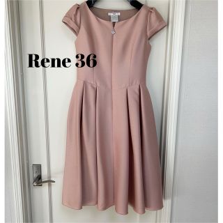 Rene ルネ　36 ワンピース(ひざ丈ワンピース)