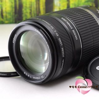 キヤノン(Canon)のCanon EF-S 55-250mm★手ブレ補正つき望遠レンズ☆3385-1(レンズ(ズーム))