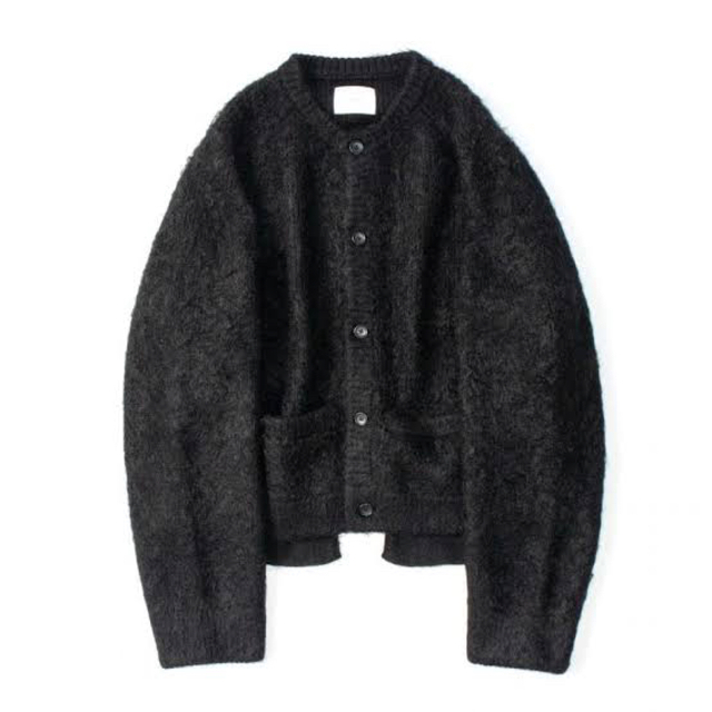 stein 20SS kid mohair cardigan check