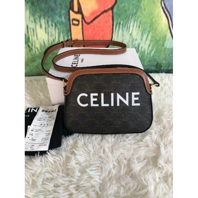 新発売の celine - CELINE セリーヌ カメラバッグ トリオンフ