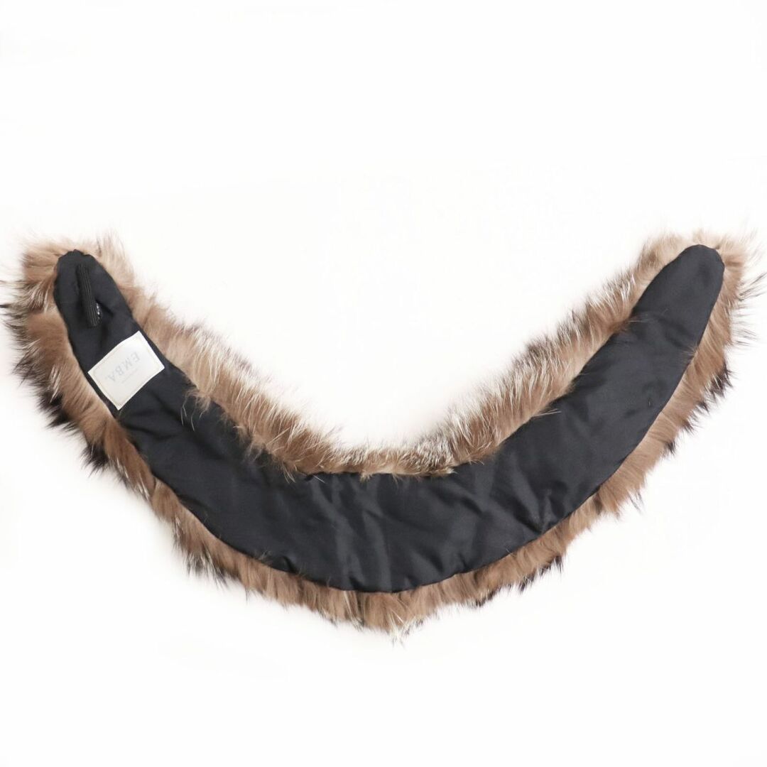 極美品○EMBA エンバ FOX フォックス 本毛皮ショール/ストール/ティ