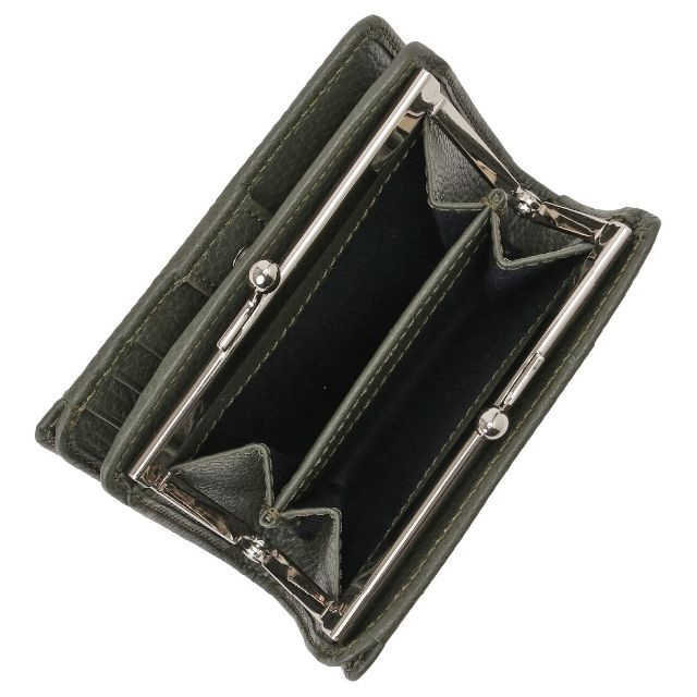 Vivienne Westwood レザー がま口 二つ折り財布【50%OFF】