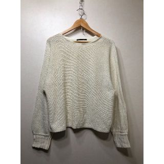 510212● AP STUDIO シルク ニット 鉤編み セーター (ニット/セーター)