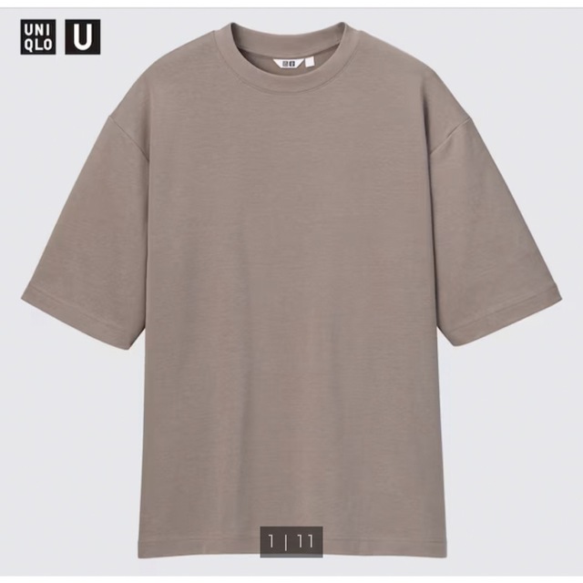 UNIQLO(ユニクロ)のメンズ　UNIQLO ユニクロ　エアリズム　コットンオーバーTシャツ　４枚 メンズのトップス(Tシャツ/カットソー(半袖/袖なし))の商品写真