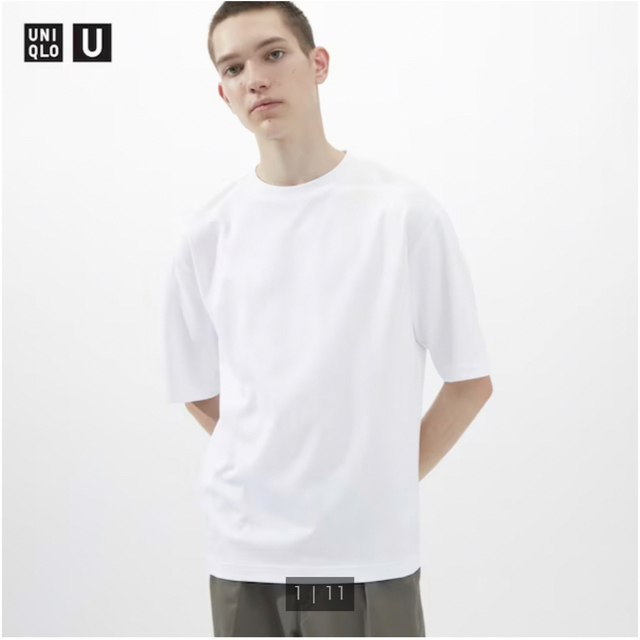 UNIQLO(ユニクロ)のメンズ　UNIQLO ユニクロ　エアリズム　コットンオーバーTシャツ　４枚 メンズのトップス(Tシャツ/カットソー(半袖/袖なし))の商品写真