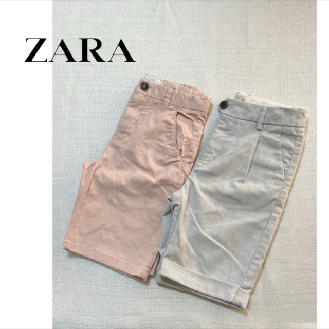 ZARA KIDS(ザラキッズ)のZARA ハーフパンツ　２点 キッズ/ベビー/マタニティのキッズ服男の子用(90cm~)(パンツ/スパッツ)の商品写真
