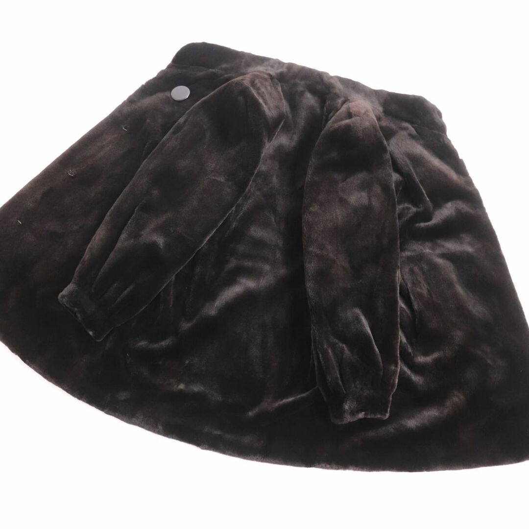 毛並み極美品○Altima アルティマ MINK シェアードミンク 本毛皮コート