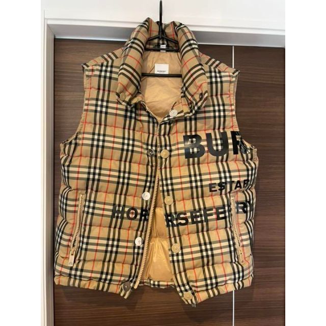 本命ギフト BURBERRY - BURBERRY ダウンベスト DOWNVEST バーバリー M