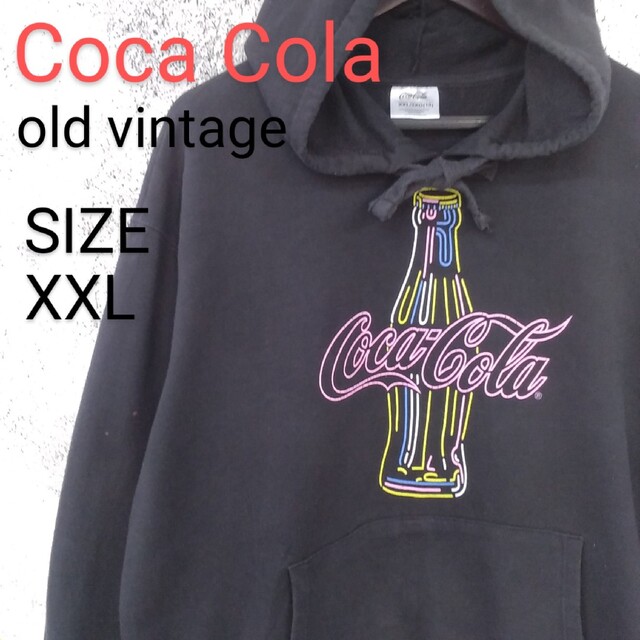 Coca cola old vintageプルオーバー パーカー　コカ・コーラ