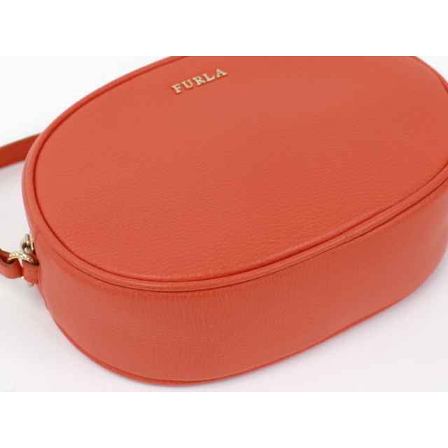 FURLA ショルダーバッグ レザー オレンジ