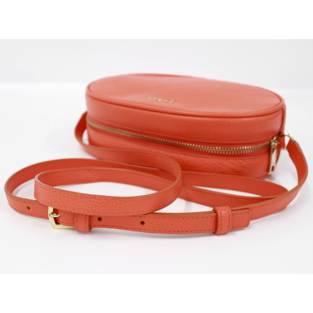 FURLA ショルダーバッグ レザー オレンジ FURLA ショルダーバッグ レザー オレンジ