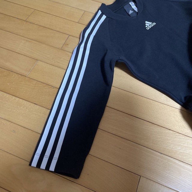 adidas(アディダス)のティアラ様　adidasフレアワンピースＬ　ブラック レディースのワンピース(ひざ丈ワンピース)の商品写真