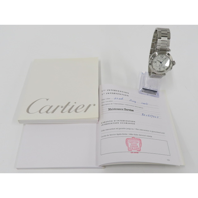 Cartier(カルティエ)のCartier パシャC ビッグデイト 自動巻き SS ホワイト文字盤 メンズの時計(腕時計(アナログ))の商品写真