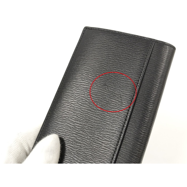 MONTBLANC 二つ折り カードケース レザー ブラック 38034の通販 by ...