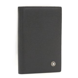 MONTBLANC 二つ折り カードケース レザー ブラック 38034の通販 by ...