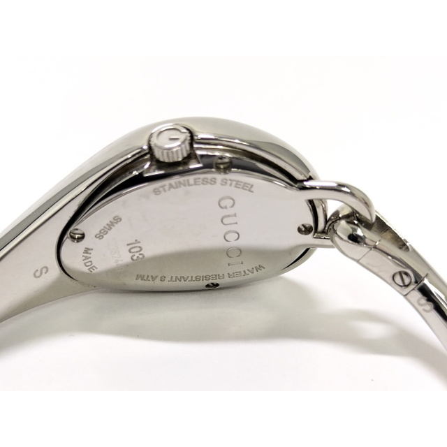 Gucci(グッチ)のGUCCI バングルウォッチ ホースビット レディース 腕時計 クオーツ SS レディースのアクセサリー(ブレスレット/バングル)の商品写真