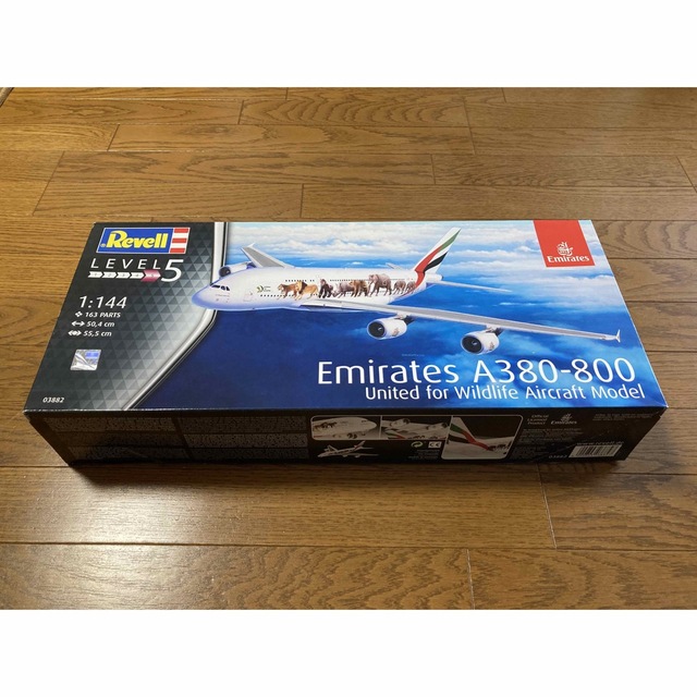 《再値下》エアバス A380-800 EMIRATES WILDLIFE エンタメ/ホビーのおもちゃ/ぬいぐるみ(模型/プラモデル)の商品写真
