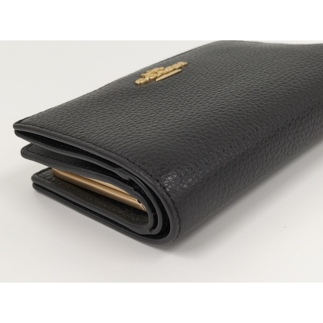 COACH - COACH がま口財布 レザー ブラック C8337の通販 by COACH - COACH がま口財布 レザー ブラック C8337の通販 by