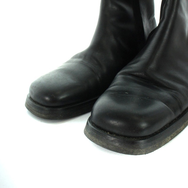 Gucci(グッチ)のグッチ GUCCI ショートブーツ レザー 40.5 25.5cm 黒 メンズの靴/シューズ(ブーツ)の商品写真
