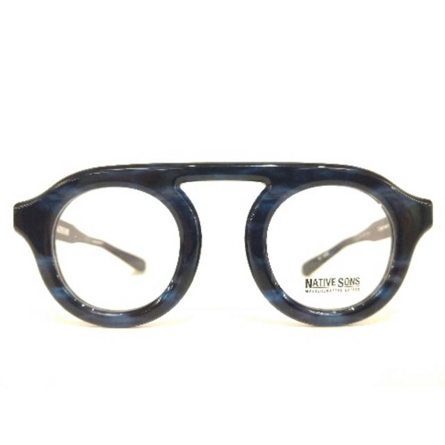 廃番 新品 即納】native sons oppenheim indigo - サングラス/メガネ