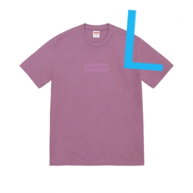 Supreme(シュプリーム)のSupreme Tonal Box Logo Tee Dusty Purple メンズのトップス(Tシャツ/カットソー(半袖/袖なし))の商品写真