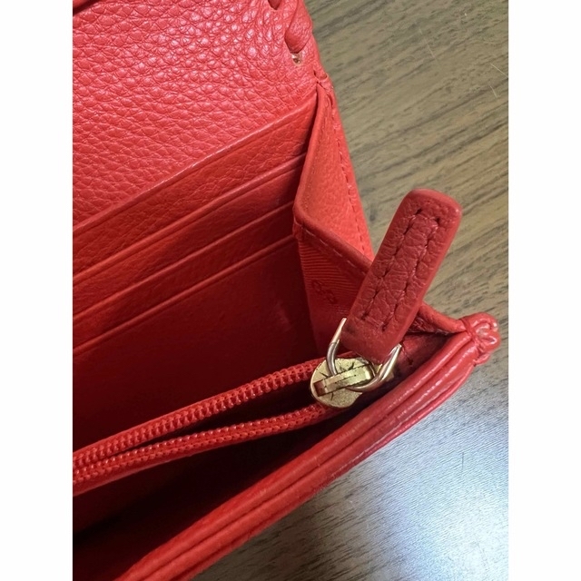 Tory Burch(トリーバーチ)の【値下げ中】トリーバーチ　長財布　コーラルレッド　ウォレット　ブランド財布 レディースのファッション小物(財布)の商品写真