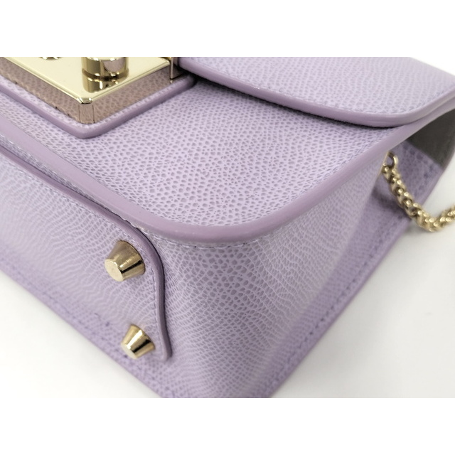 Furla(フルラ)のFURLA メトロポリス チェーン ショルダーバッグ レザー パープル レディースのバッグ(ショルダーバッグ)の商品写真