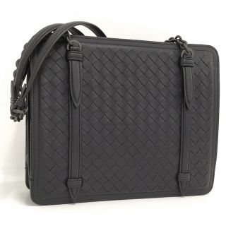 ボッテガヴェネタ(Bottega Veneta)のBOTTEGA VENETA チェーン トートバッグ イントレチャート ブラック(トートバッグ)