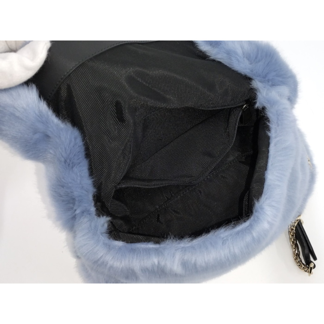 Furla(フルラ)のFURLA チェーンショルダーバッグ ファー ブルー レディースのバッグ(ショルダーバッグ)の商品写真