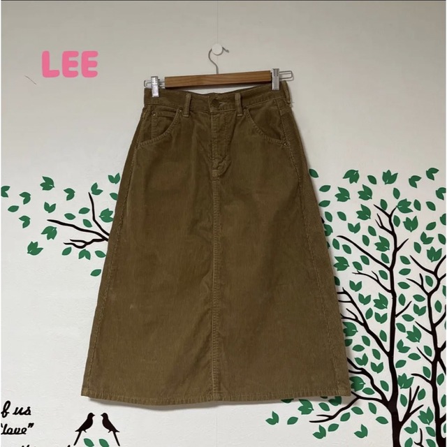 Lee(リー)の#991 LEE リー(日本製) ブラウン系 コーデュロイ スカート レディースのスカート(その他)の商品写真
