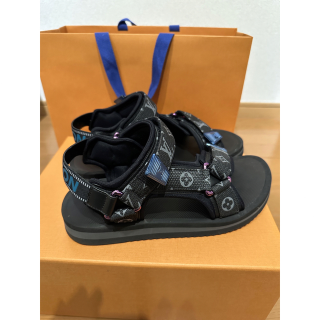 殿堂 【確実正規品】LOUIS - VUITTON LOUIS VUITTON SANDAL PANAMA